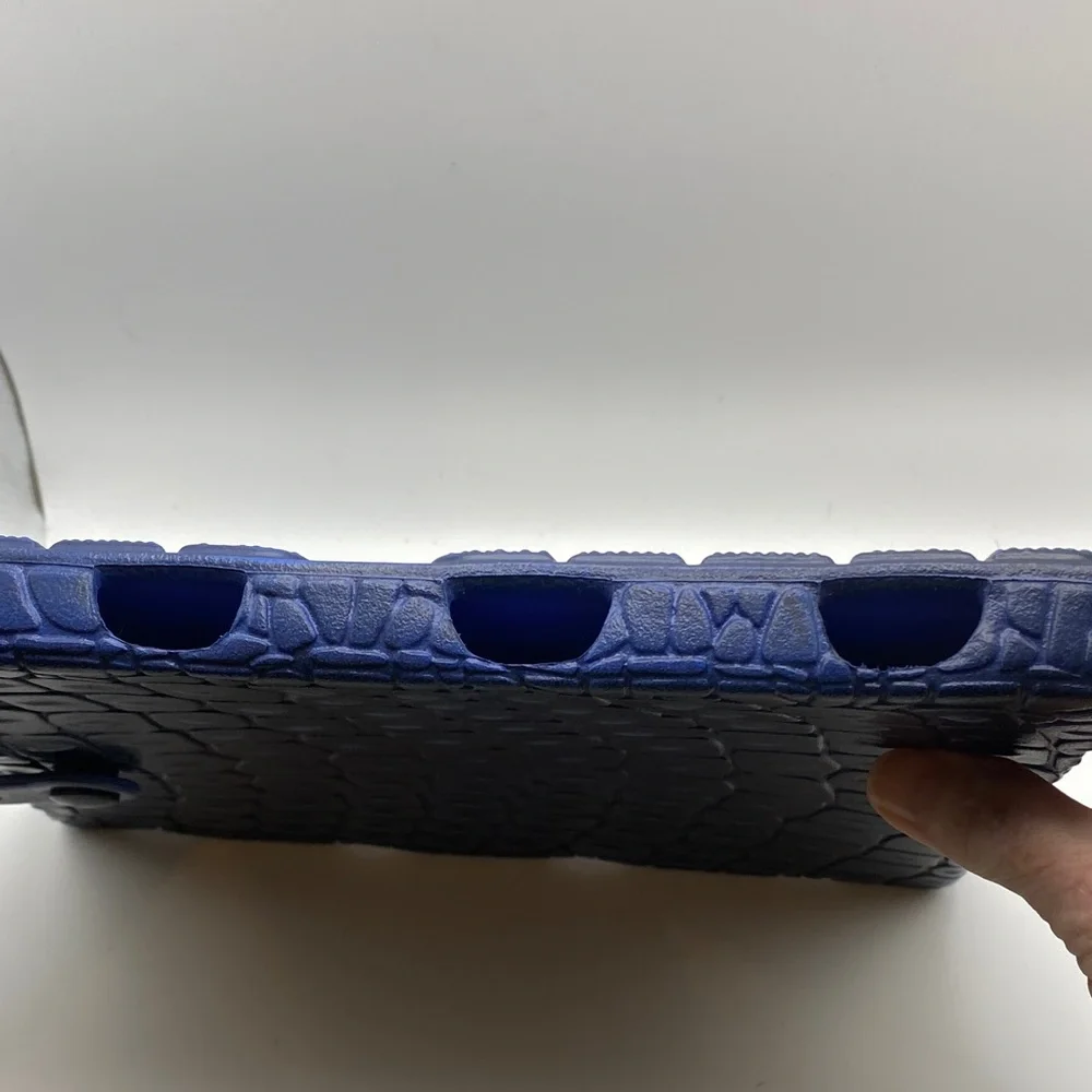 CROCS Embossed Blue Tablet Sleeve